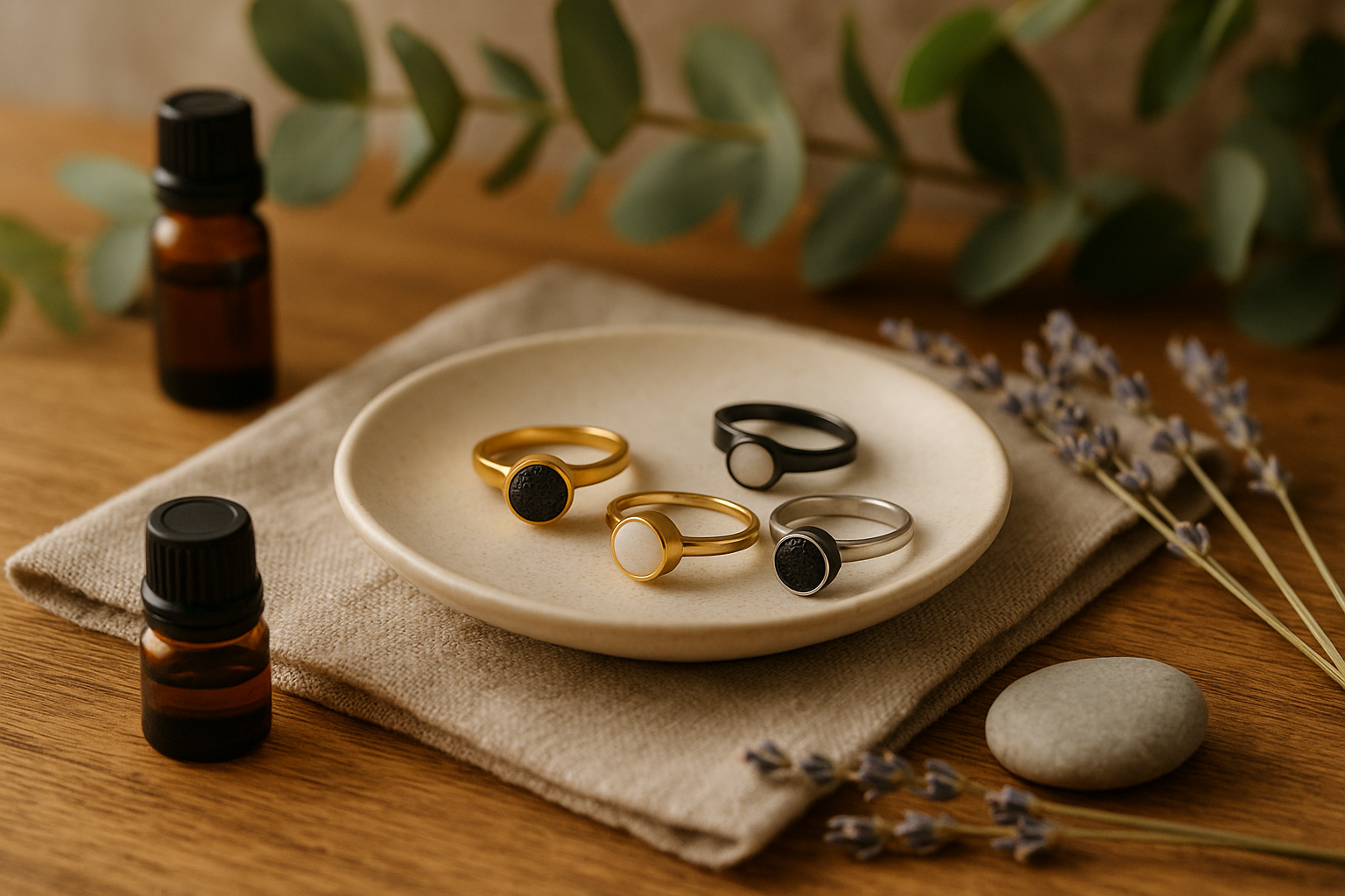 Bagues diffuseurs huiles essentielles