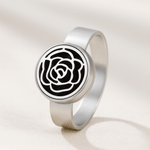 Bague d'aromathérapie fleur