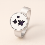 Bague d'aromathérapie papillon