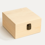 Boîte de rangement en bois pour huiles essentielles – 25 compartiments