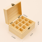 Boîte de rangement huiles essentielles - 12 compartiments pour vos flacons favoris
