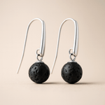Boucles d’oreilles pierre de lave