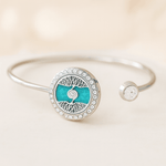 Bracelet d’aromathérapie arbre de vie et spirale