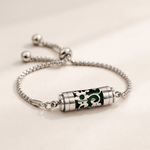 Bracelet diffuseur d’huiles essentielles – Bijou aromathérapie en acier inoxydable