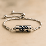 Bracelet diffuseur d’huiles essentielles – Bijou aromathérapie en acier inoxydable