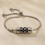 Bracelet diffuseur d’huiles essentielles – Bijou aromathérapie en acier inoxydable