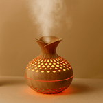 Diffuseur huile essentielle par ultrason – Design bois et lumière apaisante