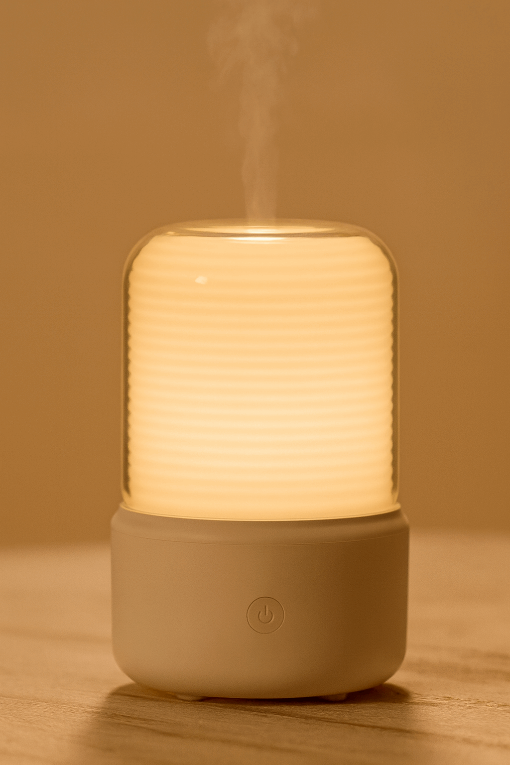 Humidificateur Brumisateur à Ultrasons – Éclairage effet bougie et sécurité intégrée