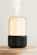 Humidificateur Brumisateur à Ultrasons – Éclairage effet bougie et sécurité intégrée