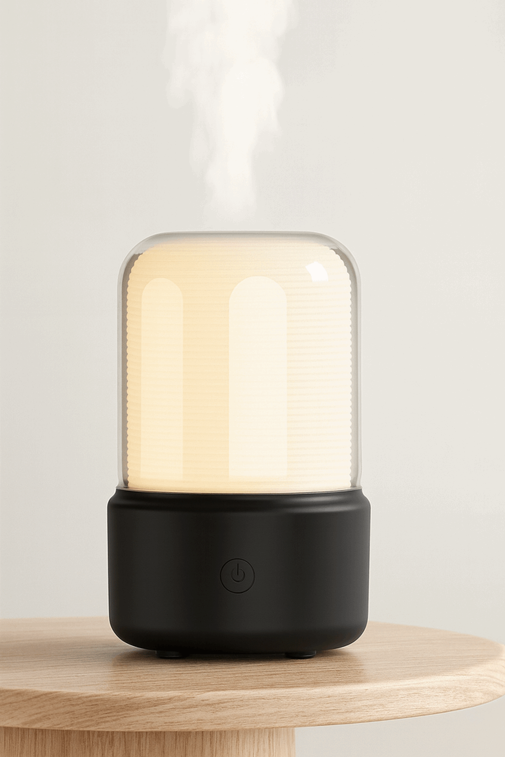 Humidificateur Brumisateur à Ultrasons – Éclairage effet bougie et sécurité intégrée