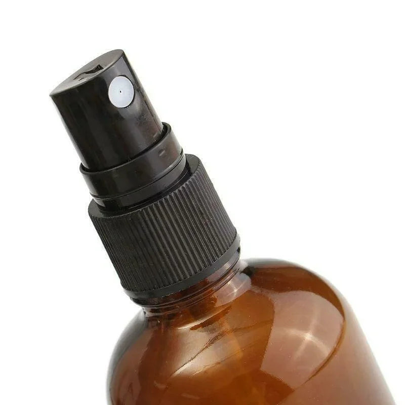 Bouteille de pulvérisation en verre – Flacon ambré rechargeable