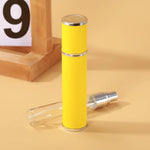 Vaporisateur huile essentielle en cuir jaune
