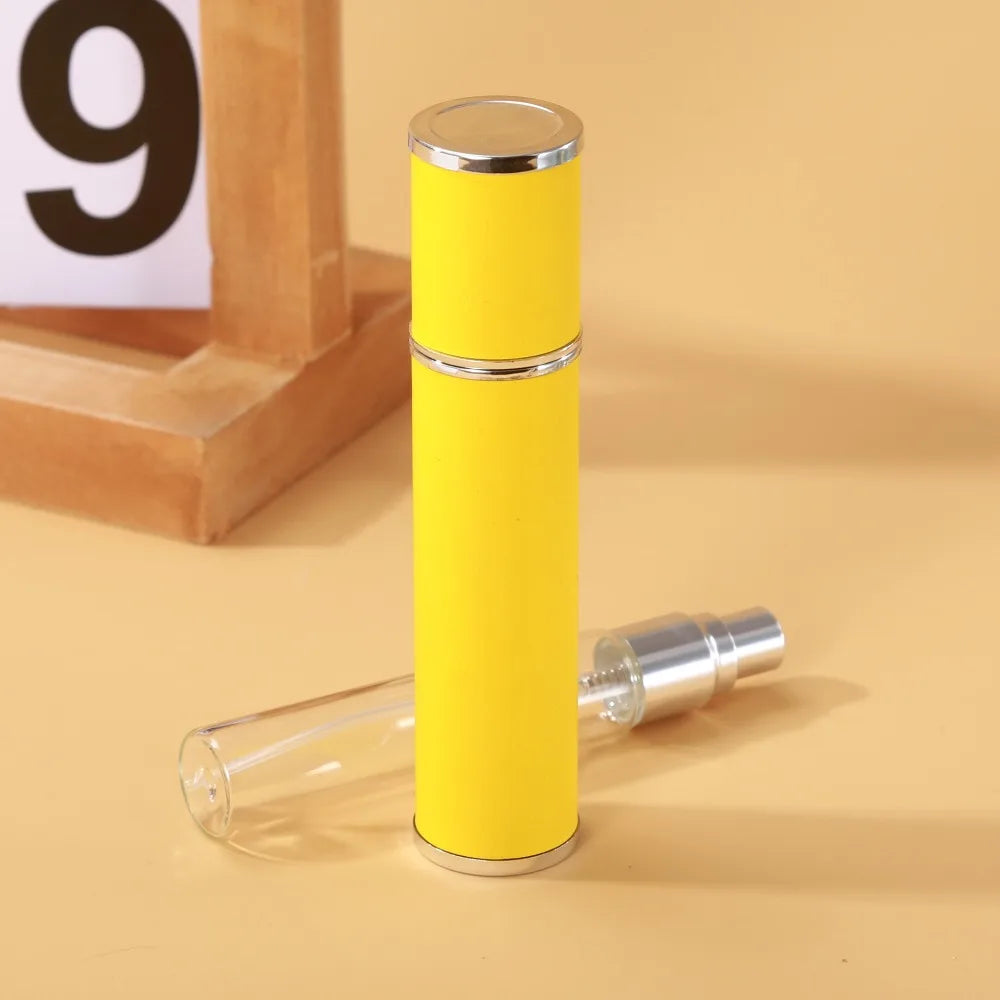 Vaporisateur huile essentielle en cuir jaune