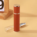 Vaporisateur huile essentielle en cuir marron