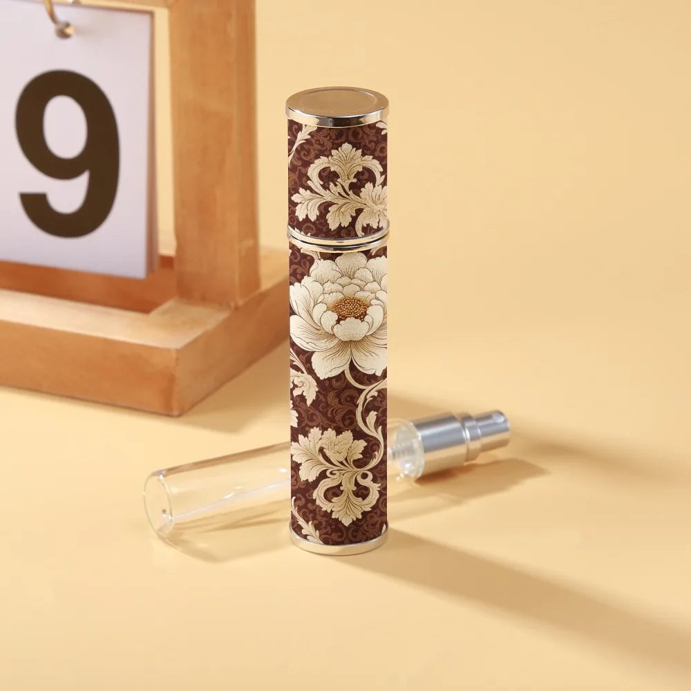 Vaporisateur huile essentielle motif floral vintage